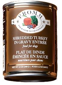 Fromm 4 Star Canned Dog Food-Shredded Turkey : 12 oz - Dog.Dog.Cat.