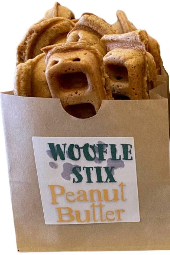 RKR Biscuits - Woofle Stix - Bag of 4 ( Doggy Waffle Sticks ) - Dog.Dog.Cat.