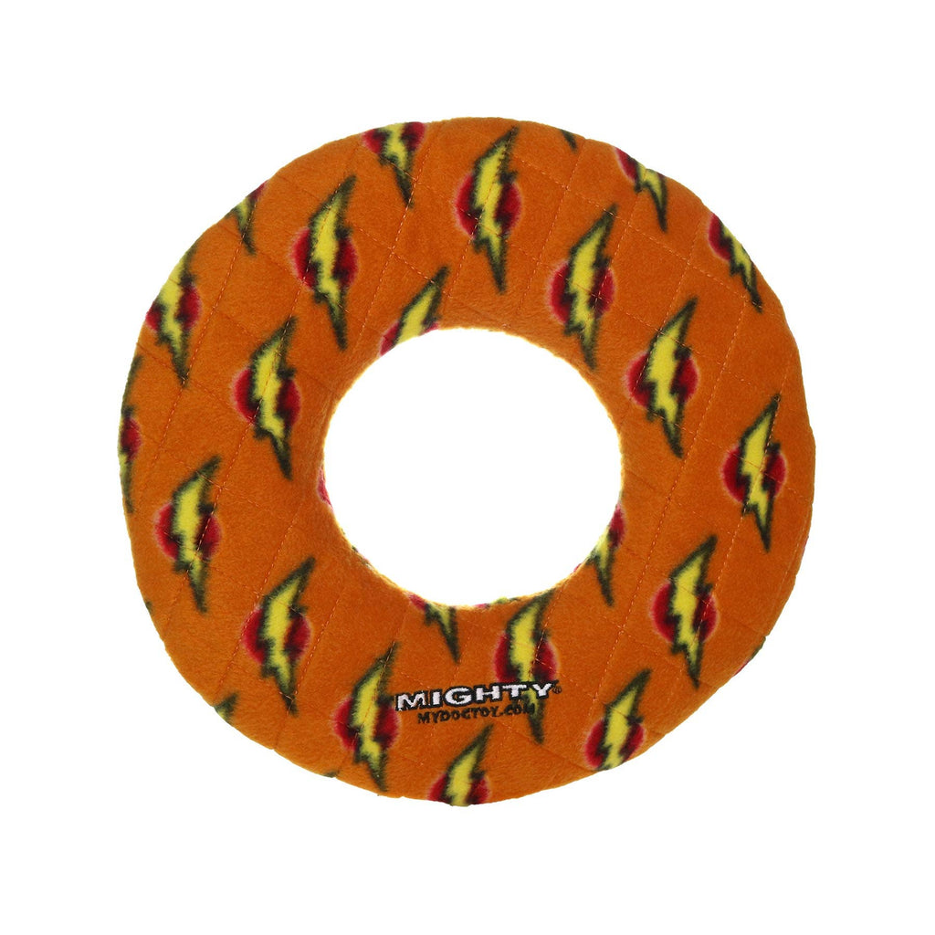 Tuffy Dog Toys - VIP Products - Mighty Ring - Orange, Durable, Squeaky Dog Toy, No Stuffing - Dog.Dog.Cat.