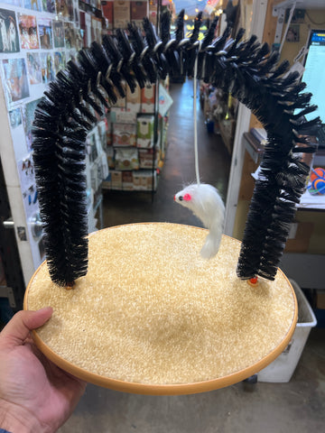 Cat Self Grooming Brush Arch - Dog.Dog.Cat.