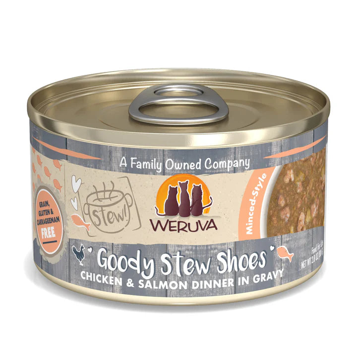 Weruva Canned Cat Food Chicken and Salmon Dinner in Gravy - Dog.Dog.Cat.