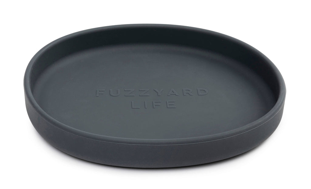 FuzzYard Life Silicone Cat Dish - Slate - Dog.Dog.Cat.