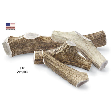 Elk Antler Dog Chews - Split  or Whole - Dog.Dog.Cat.