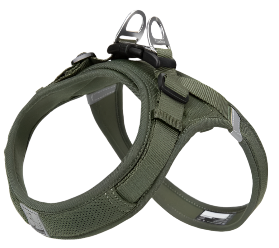 TrueLove TLH3013 Mesh Dog Harness- Moss Green - Dog.Dog.Cat.