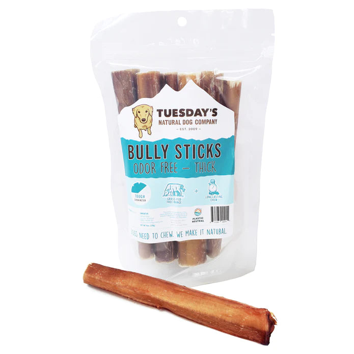 Bully Sticks Odor Free - Thick - Dog.Dog.Cat.