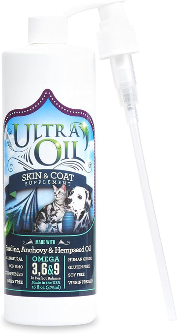 Ultra Oil Skin Coat Supplement - Dog.Dog.Cat.