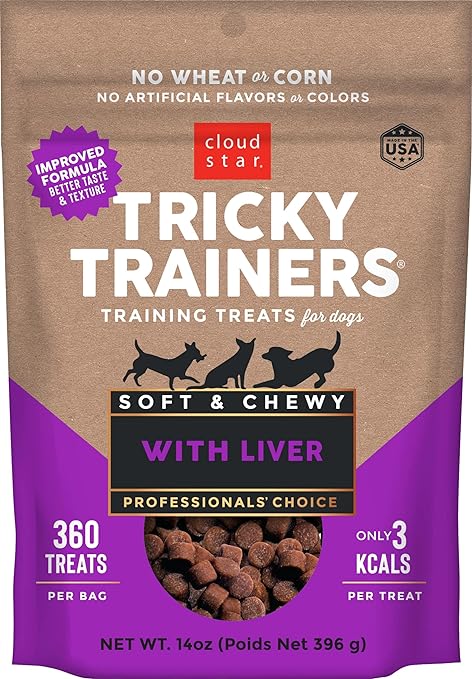 Cloud Star Chewy Tricky Trainer- Chicken Liver - Dog.Dog.Cat.