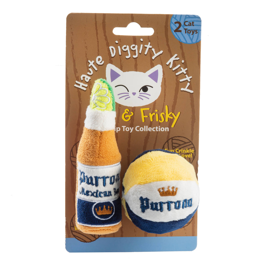 Haute Diggity Dog - Purrona (Bottle & Ball) Organic Catnip Toys - Dog.Dog.Cat.