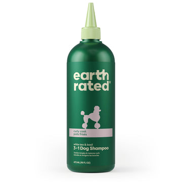 Earth Rated 3 in 1 Dog Shampoo Curly Coat 16oz - Dog.Dog.Cat.