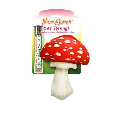 Meowijuana - Get Sprung Refillable Mushroom - Dog.Dog.Cat.