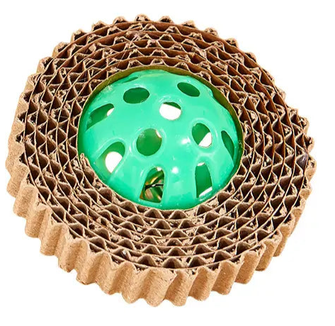 Manufacturer Corrugated Cardboard Cat Toy Plastic Ball With bell - Dog.Dog.Cat.