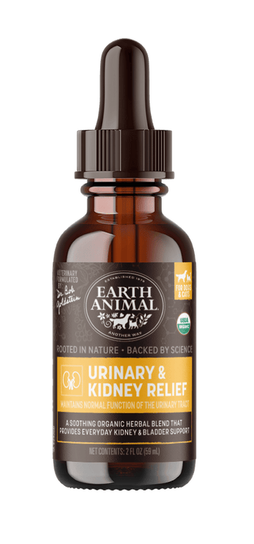 Earth Animal Supplement-Urinary Kidn : 2 oz - Dog.Dog.Cat.