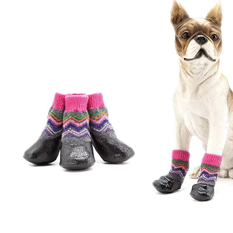 Fashion Anti-Slip Outdoor Waterproof Pet Dog Socks Dog Boots - Dog.Dog.Cat.