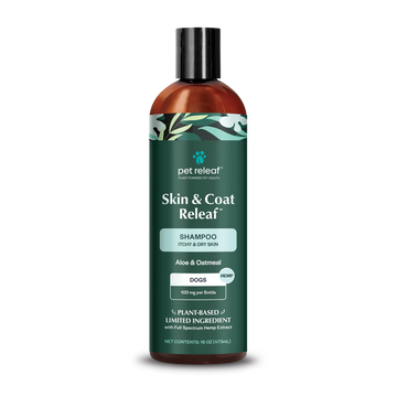 Pet Releaf Shampoo-Dry Skin : 16 oz - Dog.Dog.Cat.