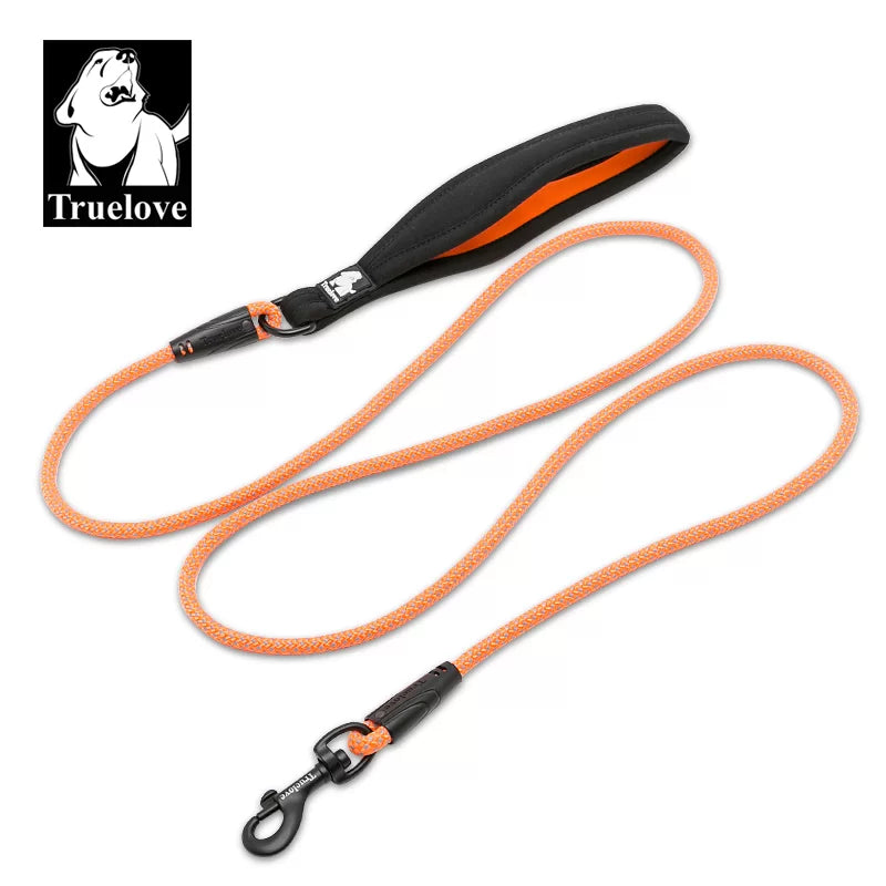 TrueLove Rope Dog Leash - Reflective and Soft Neoprene Comfort Handle TLL2571 - Dog.Dog.Cat.