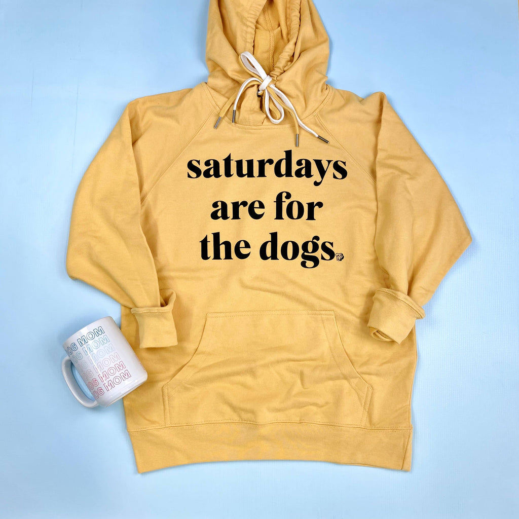 The Dapper Paw - Saturdays are for the dogs HOODIE | DP1027-SP-ss - Dog.Dog.Cat.