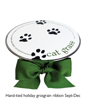 Potting Shed Creations, Ltd. - Pet Bowl | Cat Grass | NEW Christmas Gift idea - Dog.Dog.Cat.