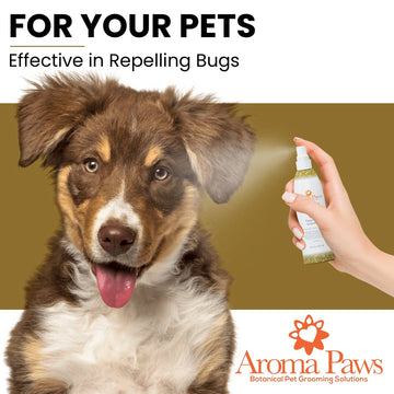 Aroma Paws - 4.5 Oz Repellent and Dog Coat Spray Collection - Dog.Dog.Cat.