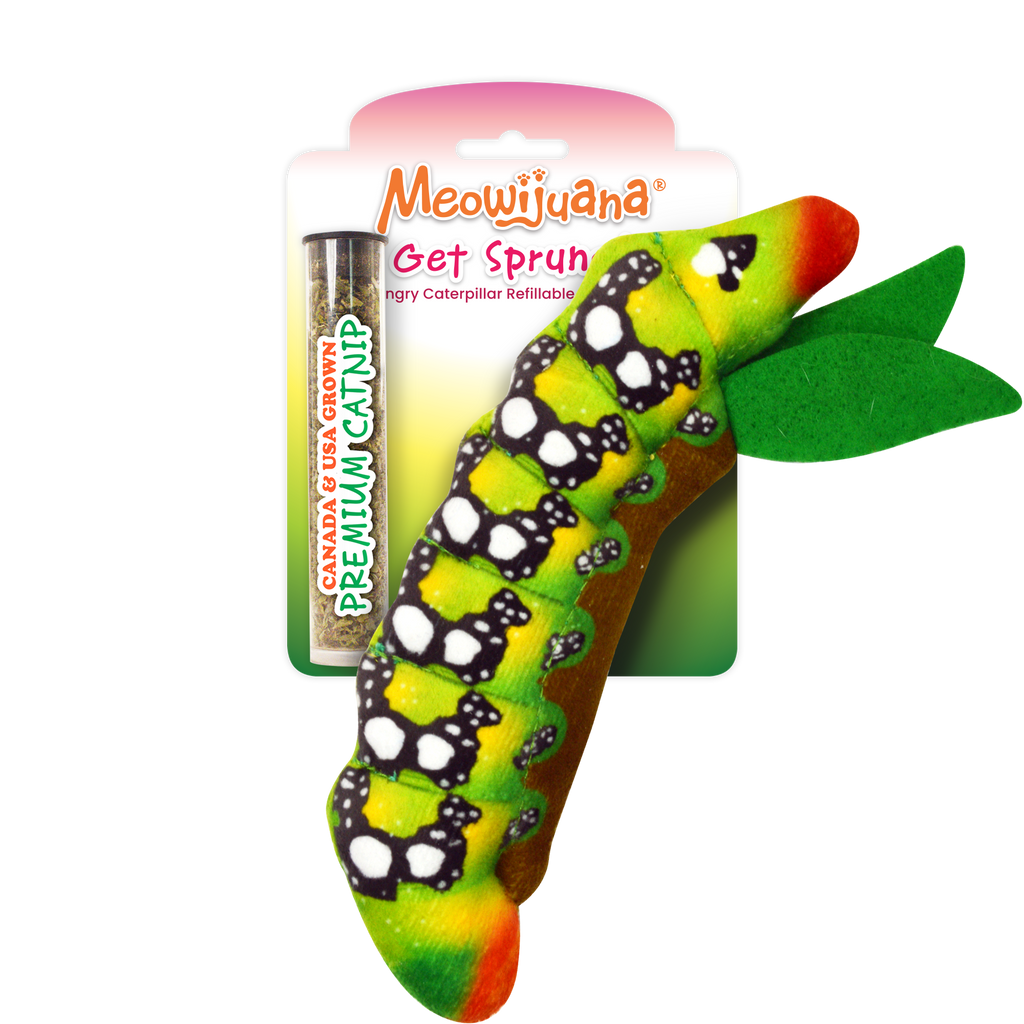 Meowijuana - Get Sprung Refillable Caterpillar - Dog.Dog.Cat.