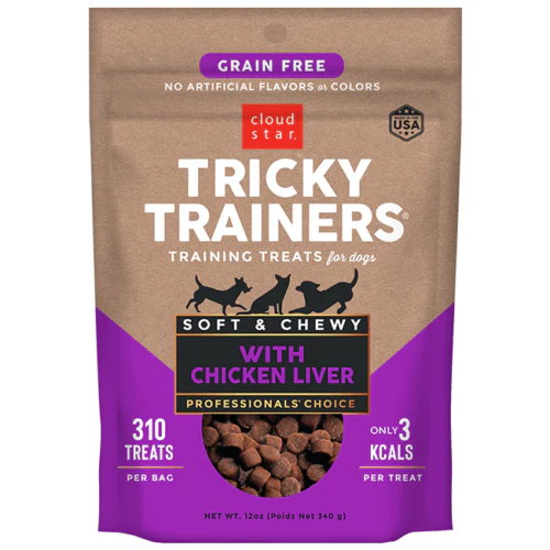 Cloud Star Chewy Tricky Trainer- Liver Grain Free : 12 oz - Dog.Dog.Cat.