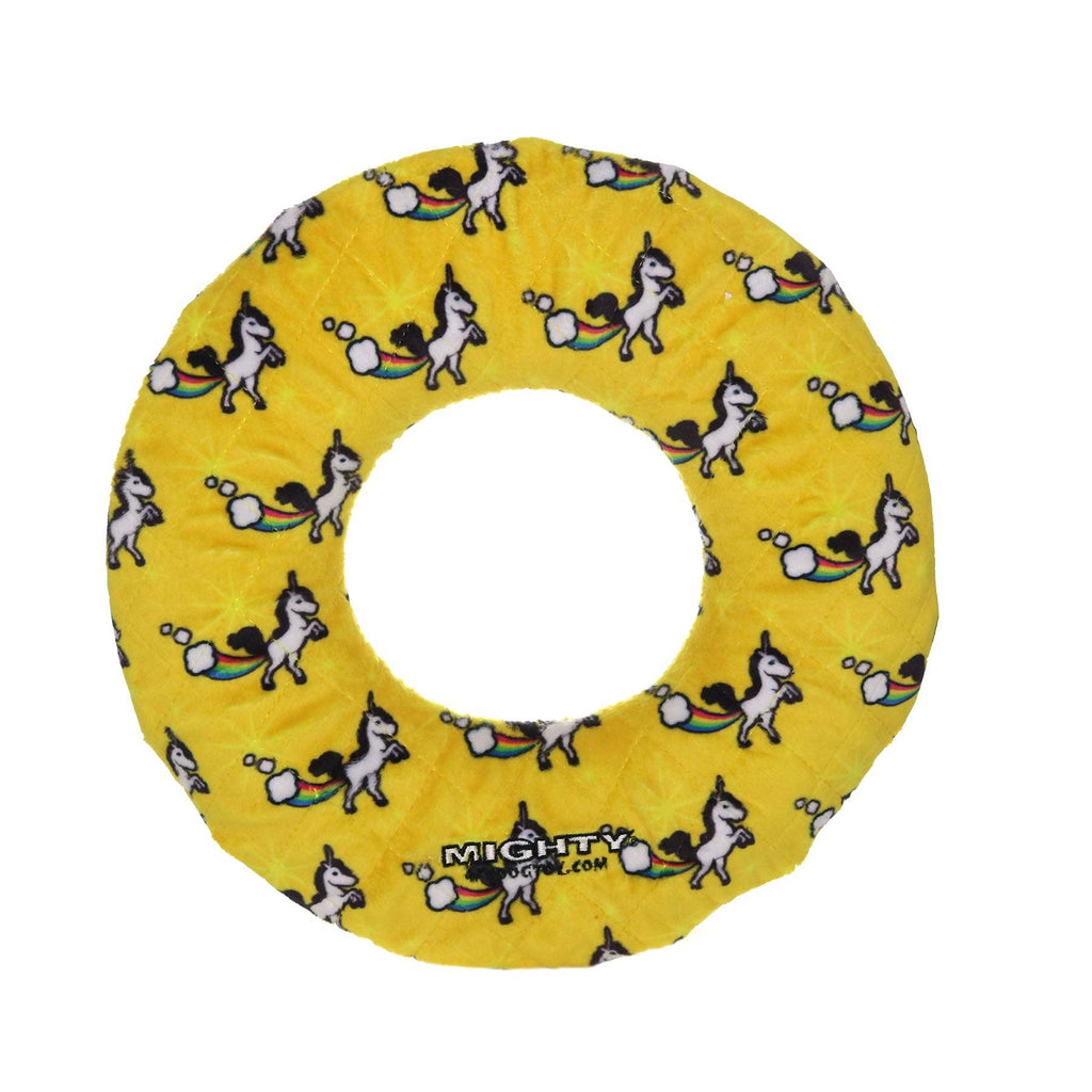 Tuffy Dog Toys - VIP Products - Mighty Ring - Unicorn, Durable, Squeaky Dog Toy, No Stuffing - Dog.Dog.Cat.