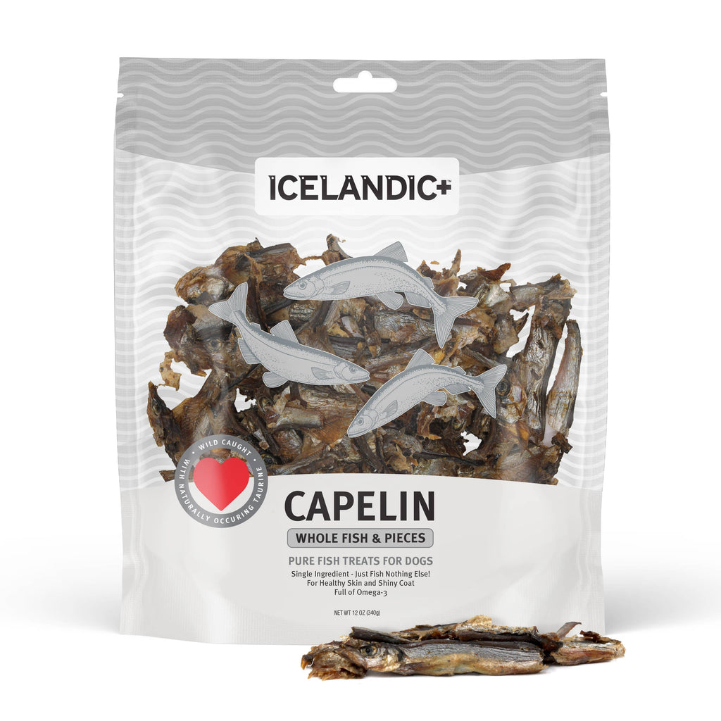 Icelandic+ Capelin Whole Fish & Pieces Dog Treat - Dog.Dog.Cat.