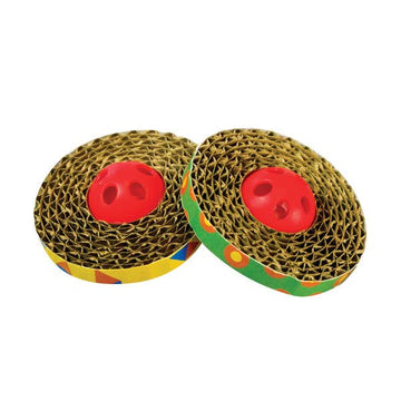 Petstages Spin & Scratch Cat Toys - 2 Pack - Dog.Dog.Cat.