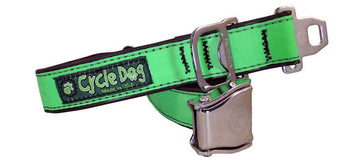 Cycle Dog - Green MAX Reflective Dog Collar - Dog.Dog.Cat.