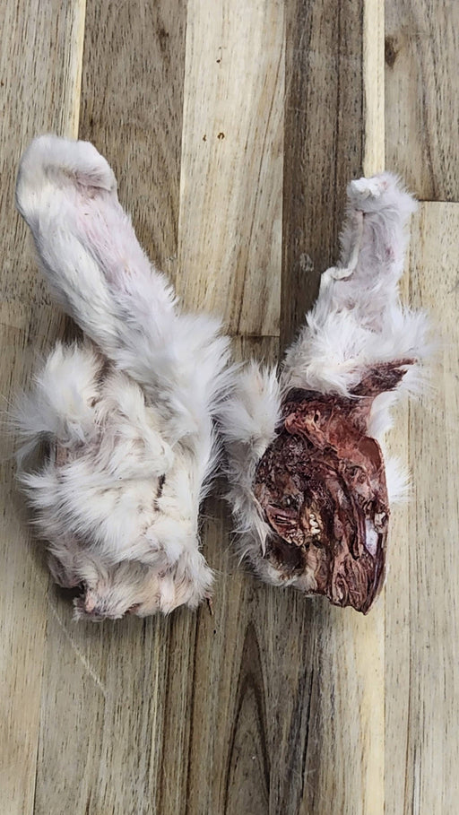 Freeze Dried Dog Treats - Freeze Dried Rabbit Heads (With Ears)